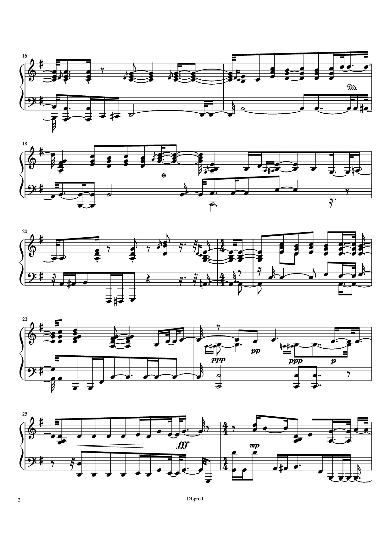 Trang 2 của Sheet nhạc PDF Piano bài hát Man in the miror Piano - Love-nsky