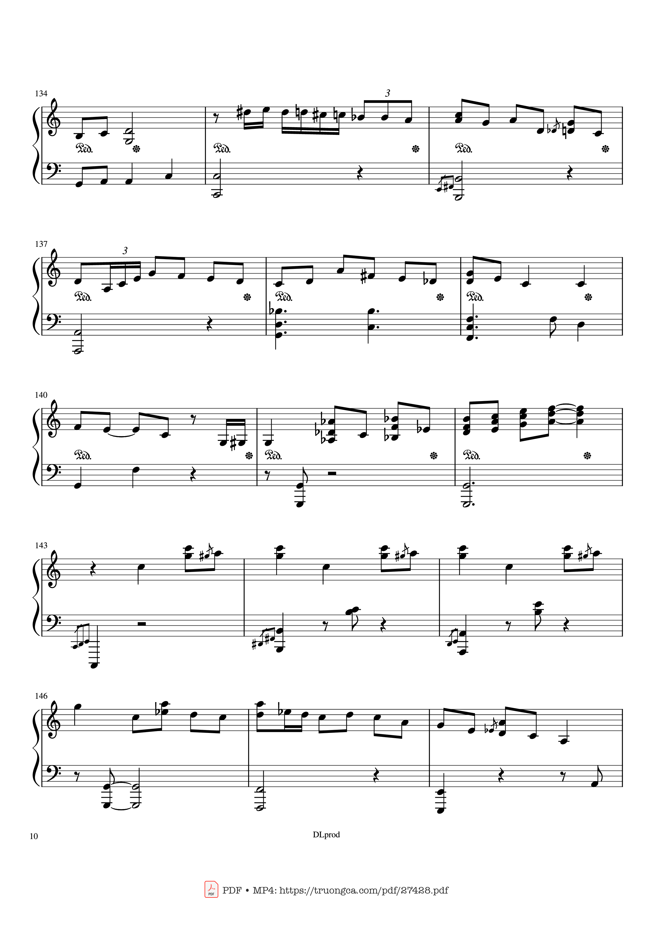 Trang 10 của Sheet nhạc PDF Piano bài hát Piano man - Billy Joel (Easy Piano) - Love-nsky