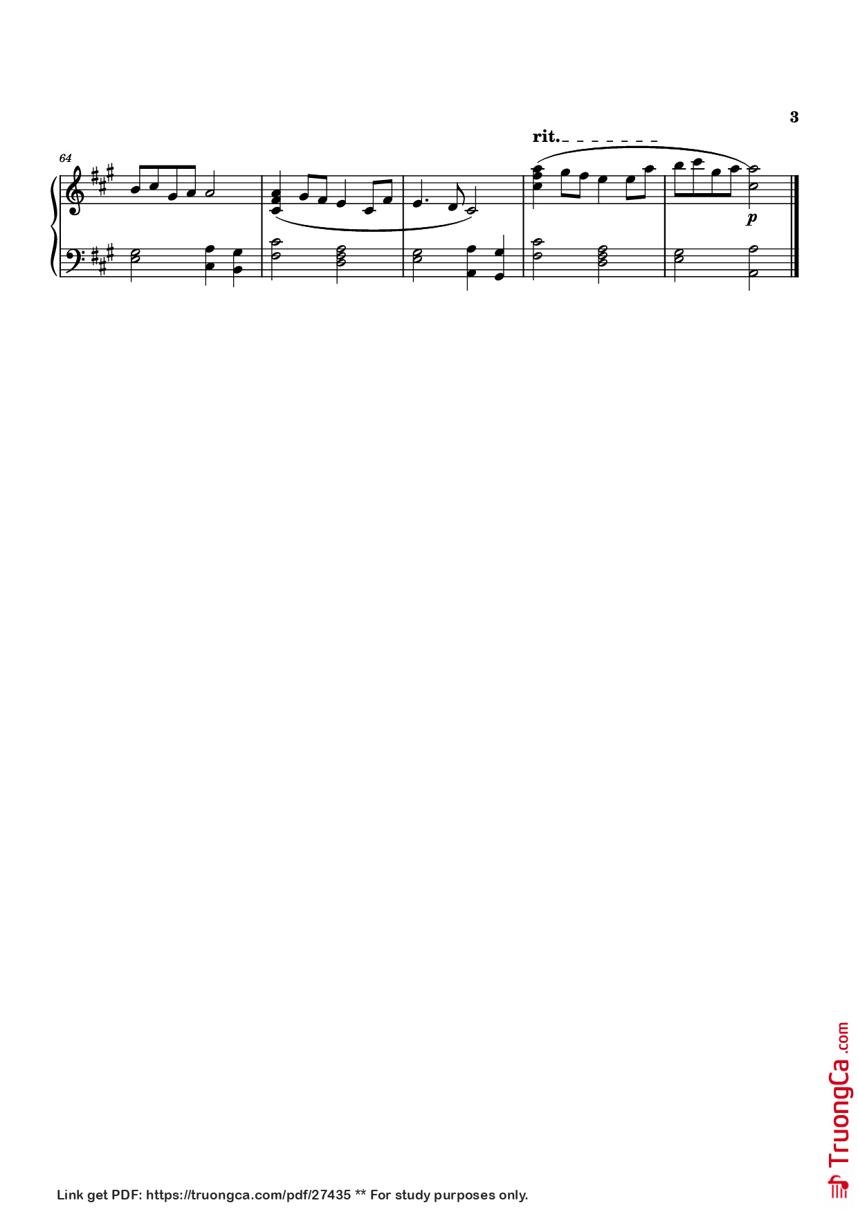 Trang 3 của Sheet nhạc PDF Piano bài hát Attack on Titan S4 ED - Akuma no Ko Piano - Arranged by Vincent DeArth-Pendley