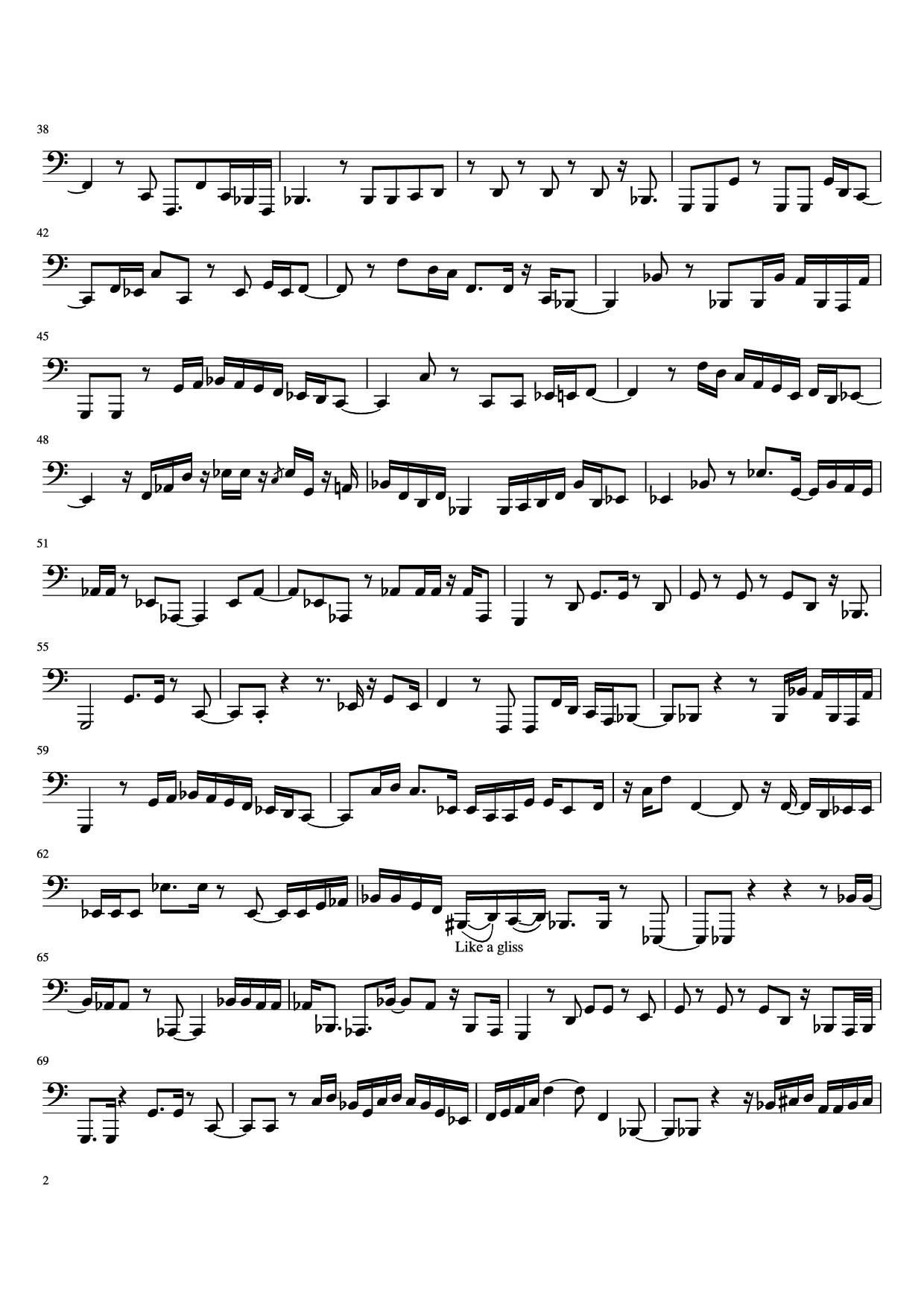 Trang 2 của Sheet nhạc PDF bài hát Killing Me Softly - Youngblood Brass Band