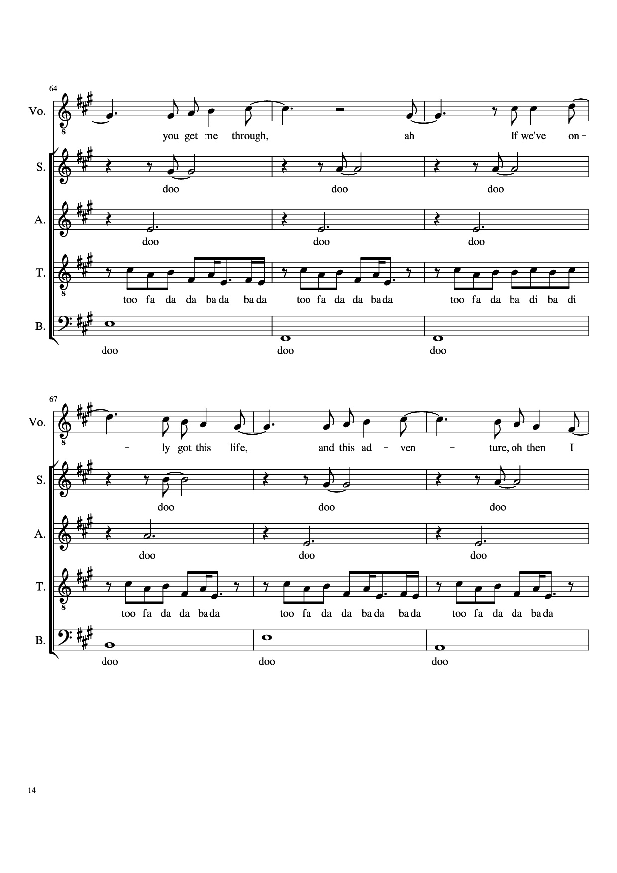 Trang 14 của Sheet nhạc PDF bài hát Adventure of a Lifetime - O.p.b. Coldplay