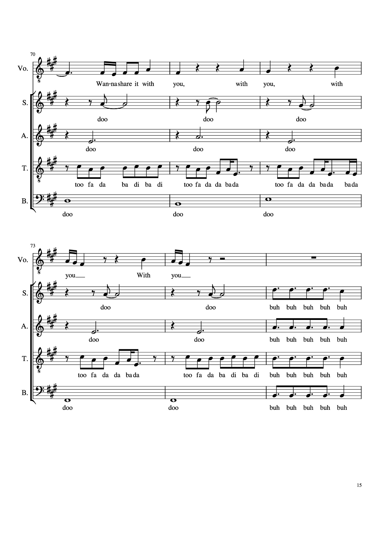 Trang 15 của Sheet nhạc PDF bài hát Adventure of a Lifetime - O.p.b. Coldplay