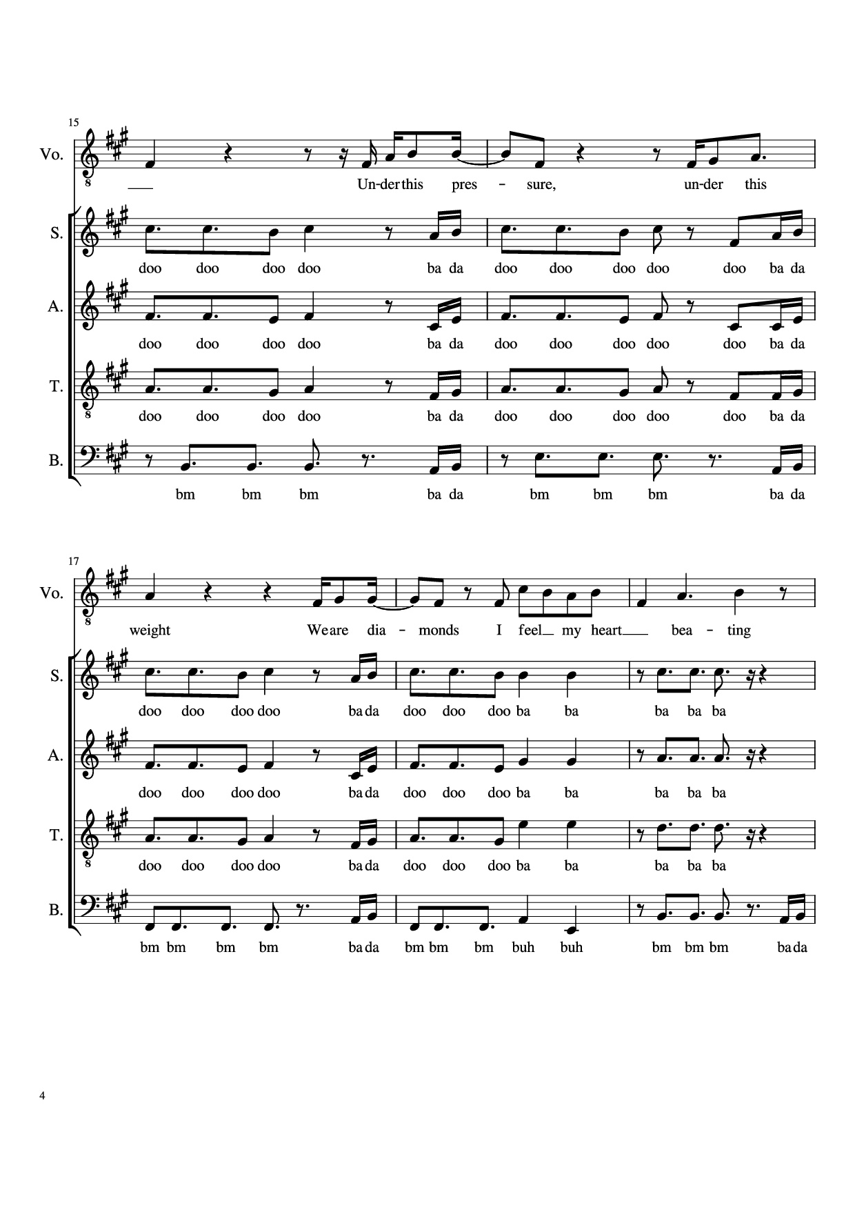 Trang 4 của Sheet nhạc PDF bài hát Adventure of a Lifetime - O.p.b. Coldplay