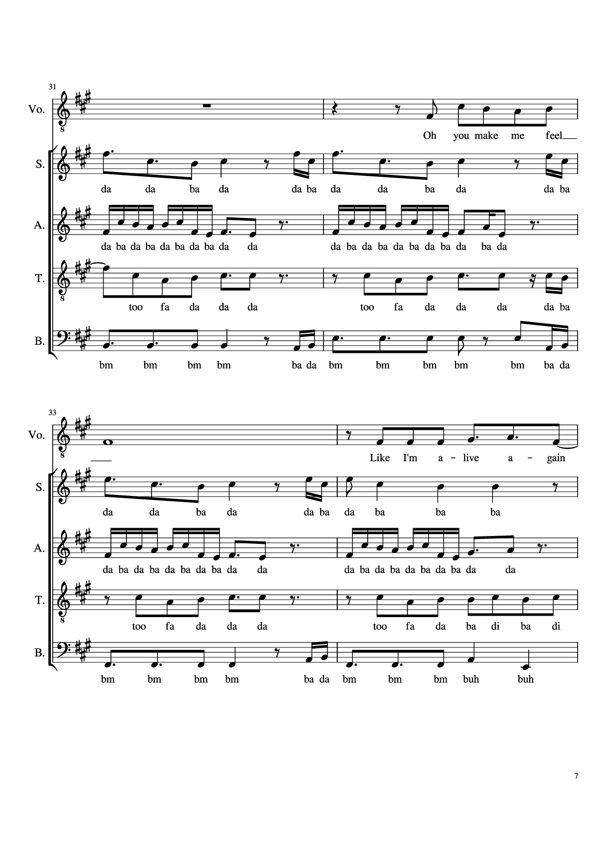 Trang 7 của Sheet nhạc PDF bài hát Adventure of a Lifetime - O.p.b. Coldplay