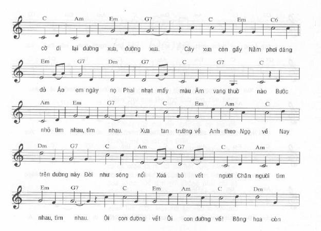 Trang 4 của Sheet nhạc PDF bài hát Ngày Xưa Hoàng Thị - Phạm Thiên Thư