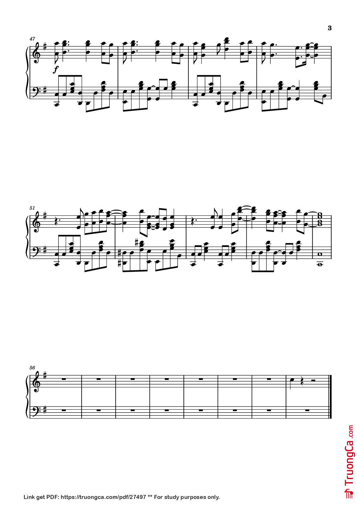 Trang 3 của Sheet nhạc PDF Piano bài hát Iro Kousui Piano - Arranger: oldfrenchguy
