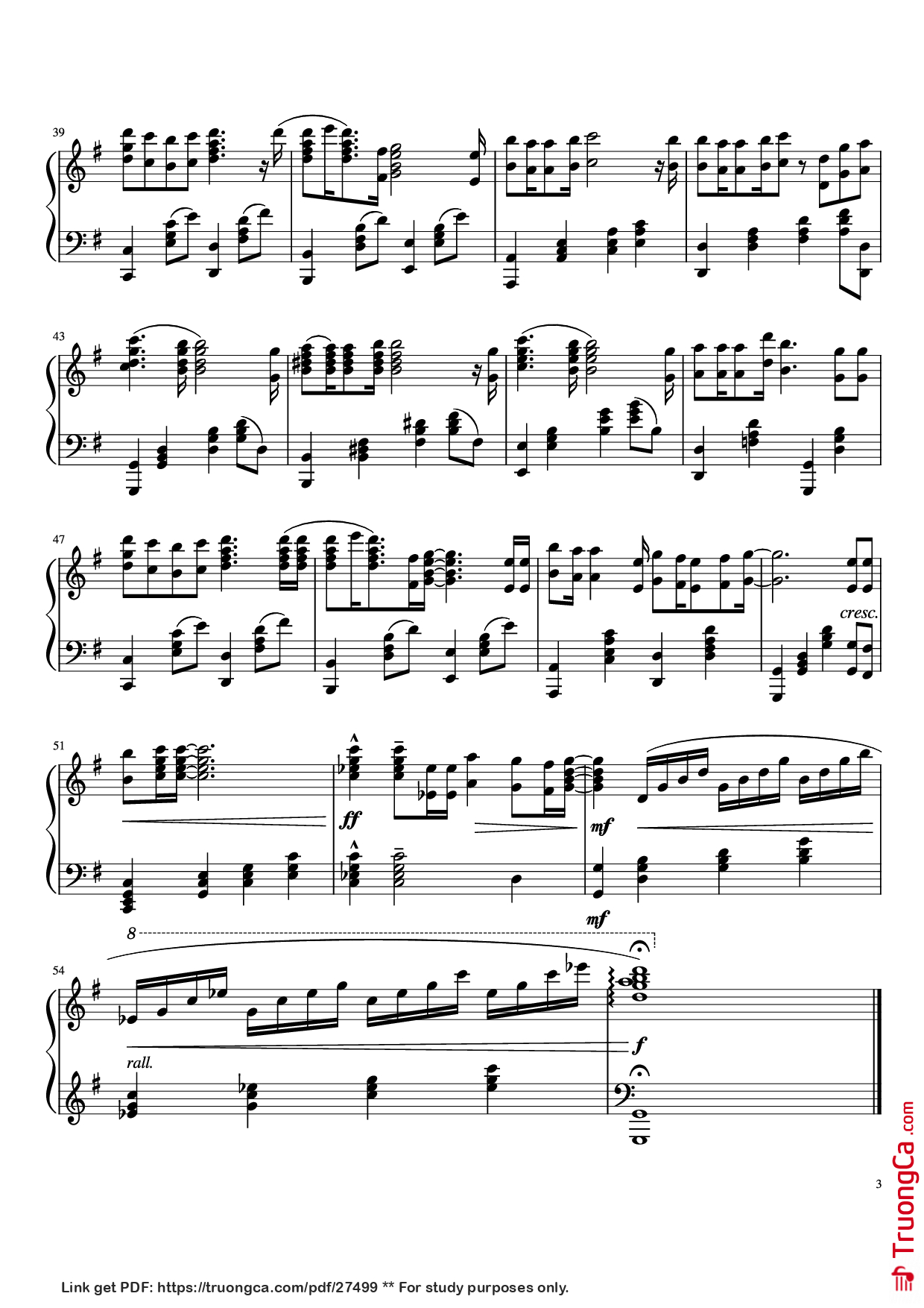 Trang 3 của Sheet nhạc PDF bài hát Orange Piano - 7!!