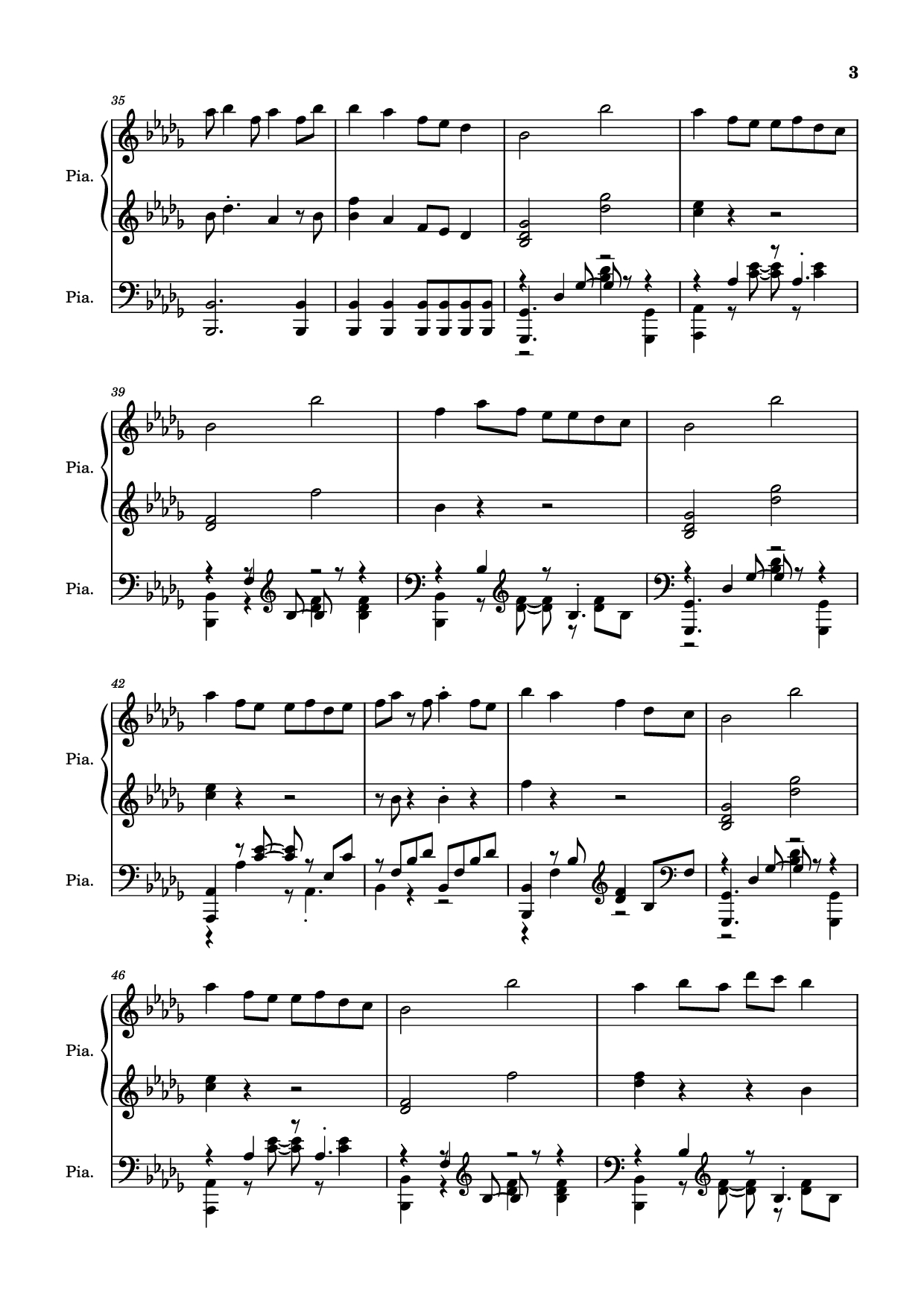 Trang 3 của Sheet nhạc PDF Piano bài hát Hinkik - Time Leaper Piano - Undefined