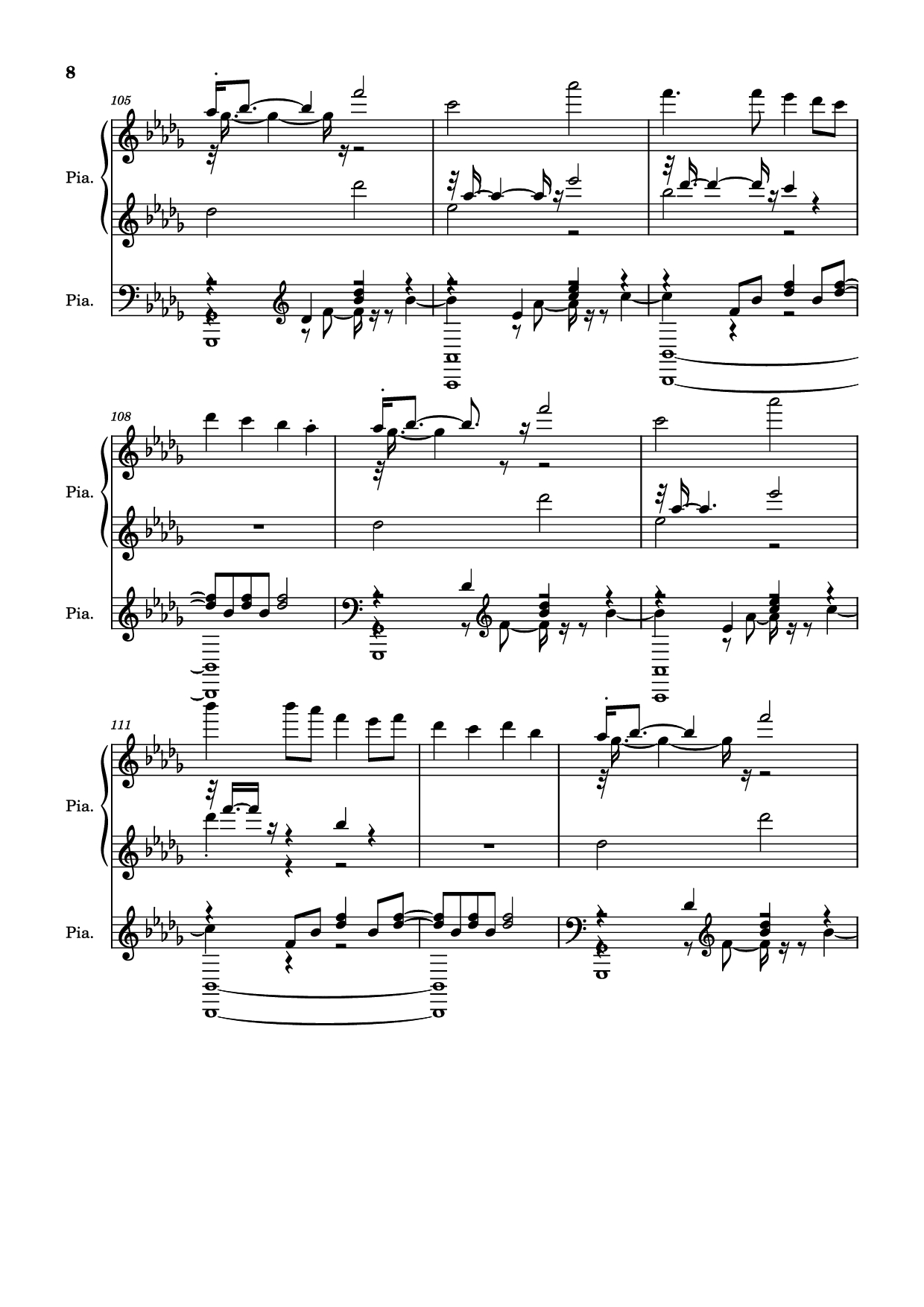 Trang 8 của Sheet nhạc PDF Piano bài hát Hinkik - Time Leaper Piano - Undefined