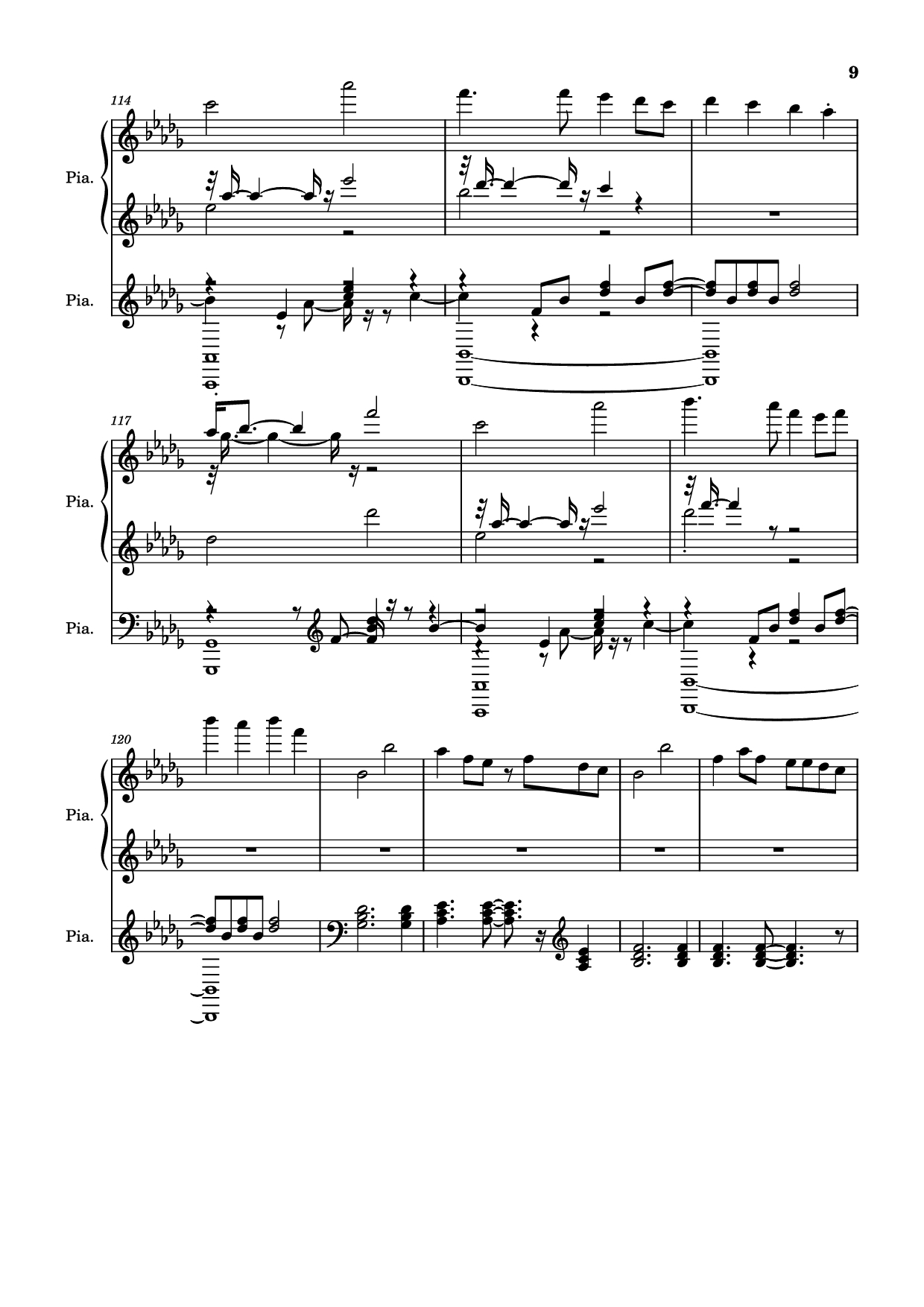 Trang 9 của Sheet nhạc PDF Piano bài hát Hinkik - Time Leaper Piano - Undefined
