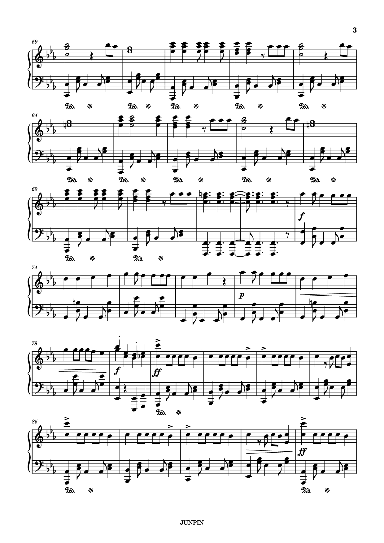 Trang 3 của Sheet nhạc PDF bài hát APT Piano solo - ROSE & Bruno Mars
