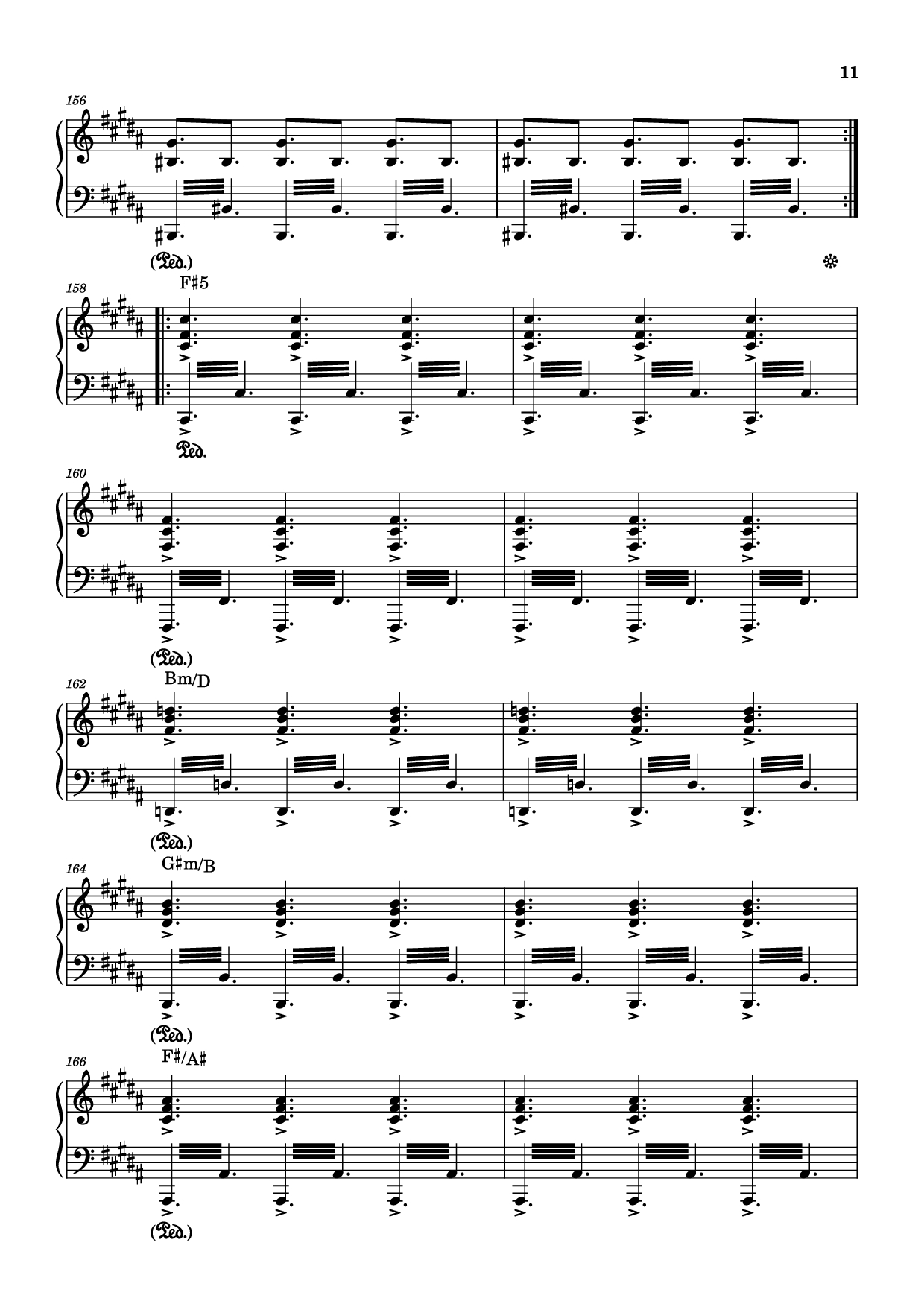 Trang 11 của Sheet nhạc PDF bài hát Rockets Fall On Rocket Falls Piano - Transcribed by: Sam Anderson