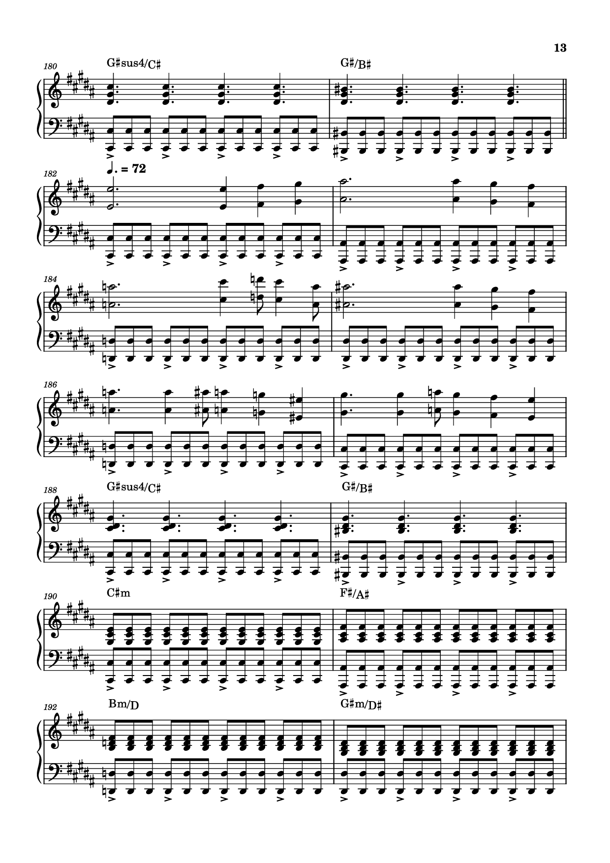 Trang 13 của Sheet nhạc PDF bài hát Rockets Fall On Rocket Falls Piano - Transcribed by: Sam Anderson
