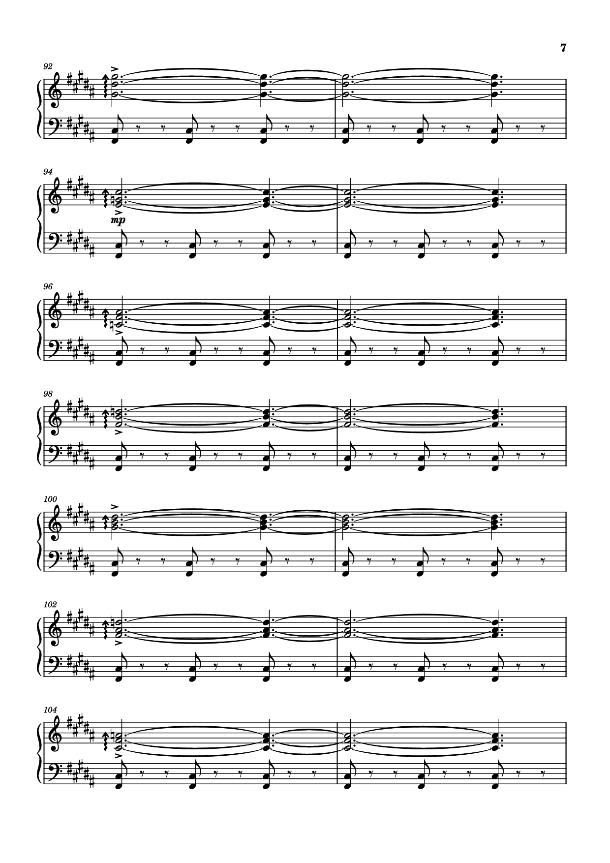 Trang 7 của Sheet nhạc PDF bài hát Rockets Fall On Rocket Falls Piano - Transcribed by: Sam Anderson