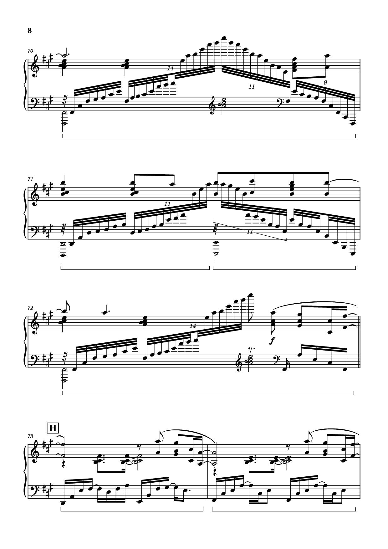 Trang 8 của Sheet nhạc PDF Piano bài hát Call of Silence Piano - Original Music by Hiroyuki Sawano
