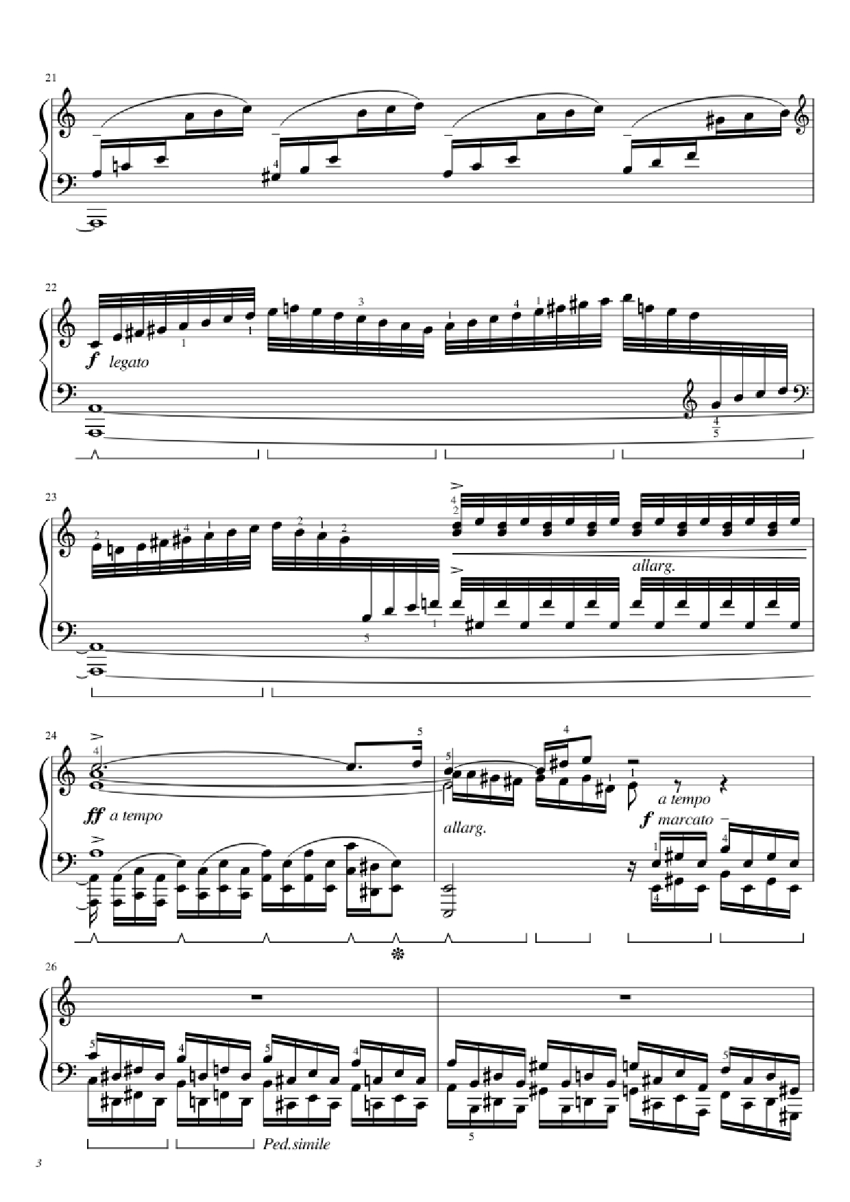 Trang 3 của Sheet nhạc PDF Piano bài hát BWV 543 Piano - J.S. Bach (1685 - 1750