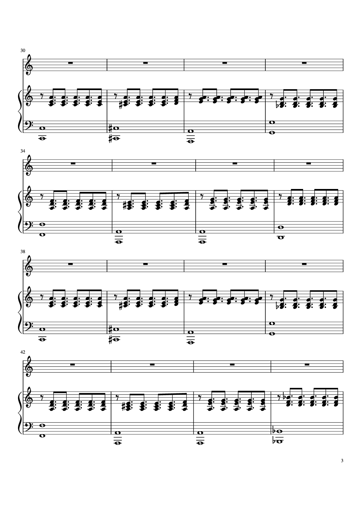 Trang 3 của Sheet nhạc PDF Piano bài hát Feel Piano - Robbie Williams Arr. MadSilver