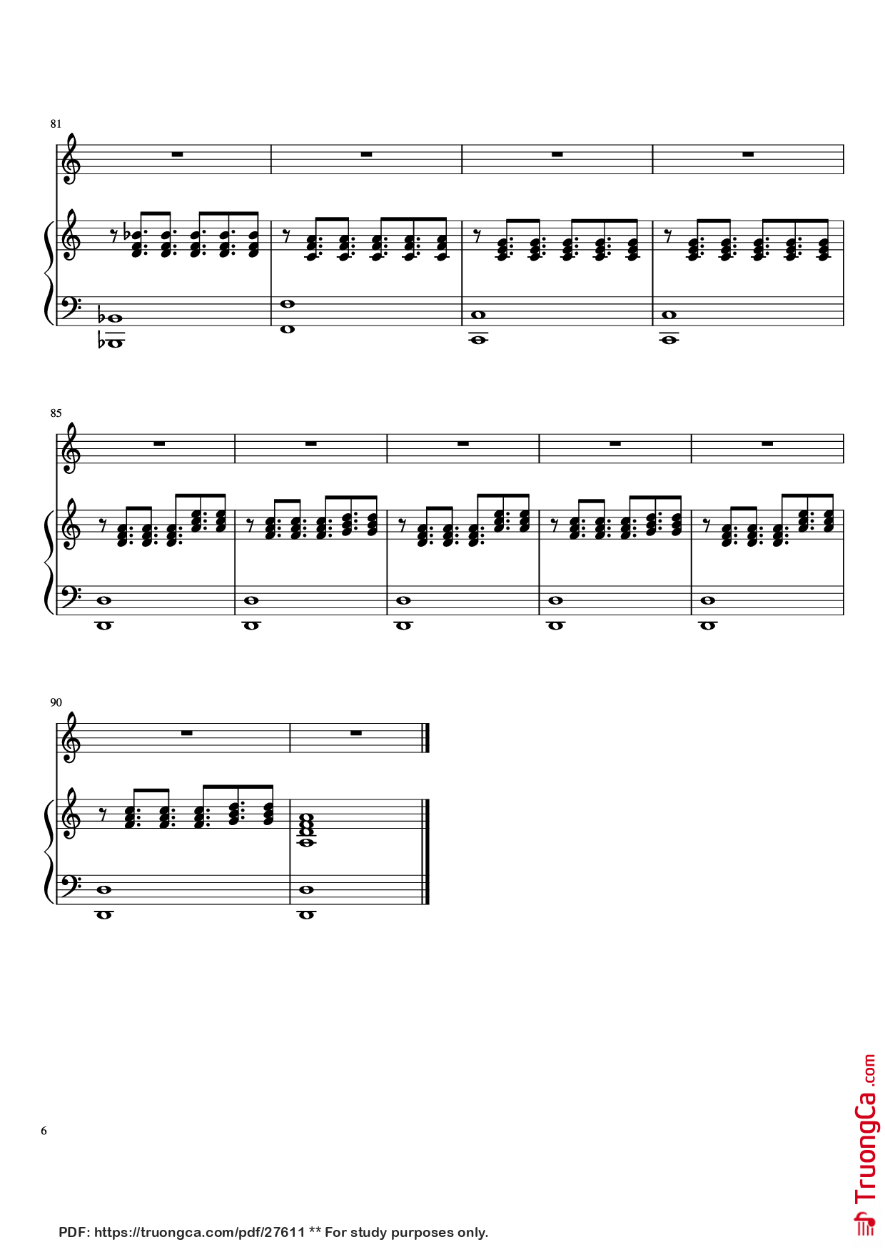 Trang 6 của Sheet nhạc PDF Piano bài hát Feel Piano - Robbie Williams Arr. MadSilver