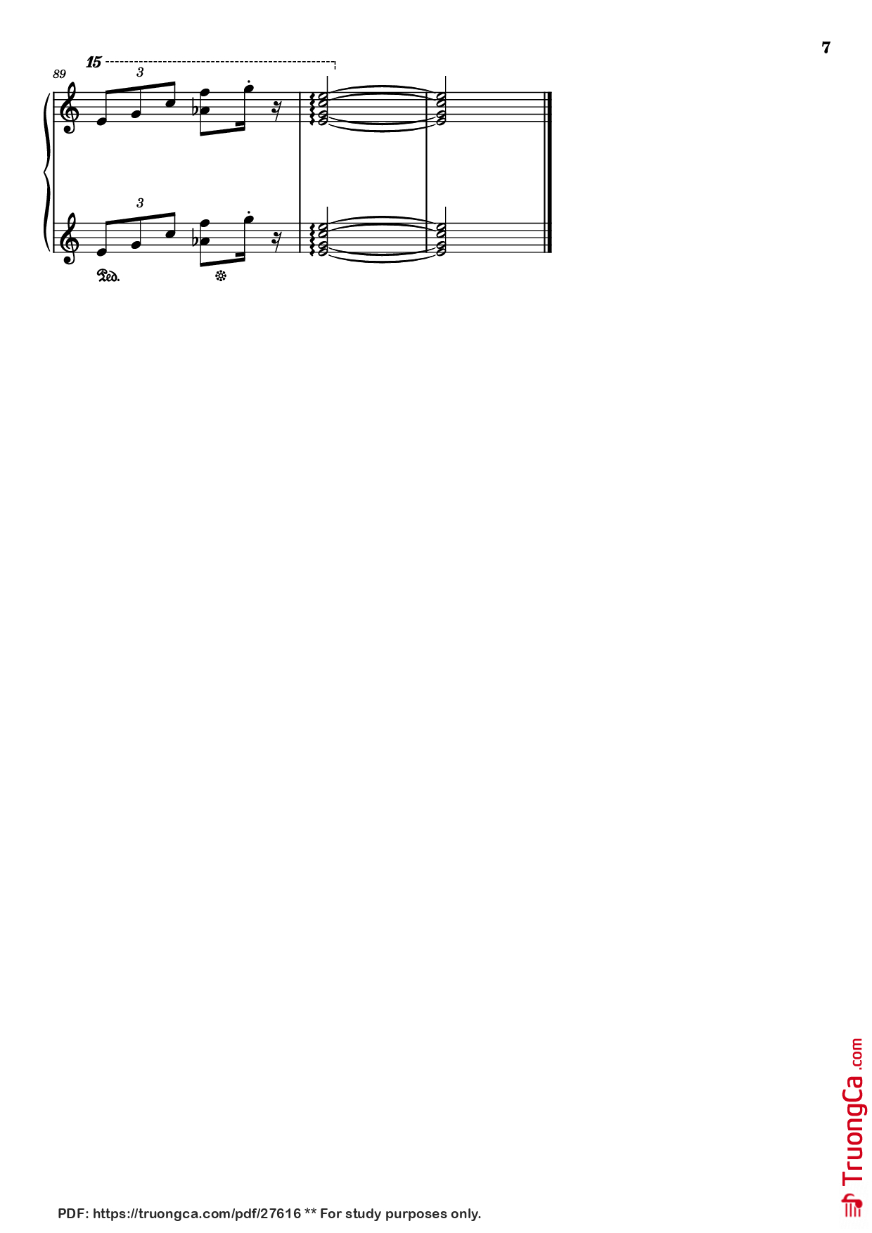 Trang 7 của Sheet nhạc PDF Piano bài hát Quỳnh hương Piano - Trịnh Công Sơn, 1974
