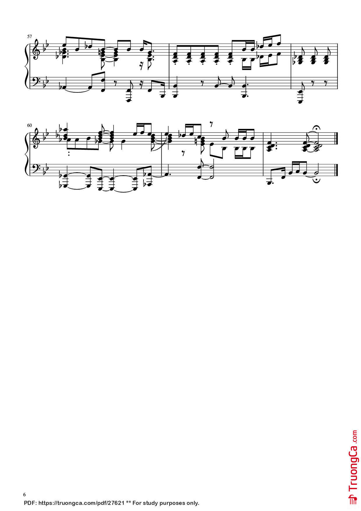 Trang 6 của Sheet nhạc PDF Piano bài hát Sweet Love Piano - Anita Baker/Louis Johnson/Gary Bias