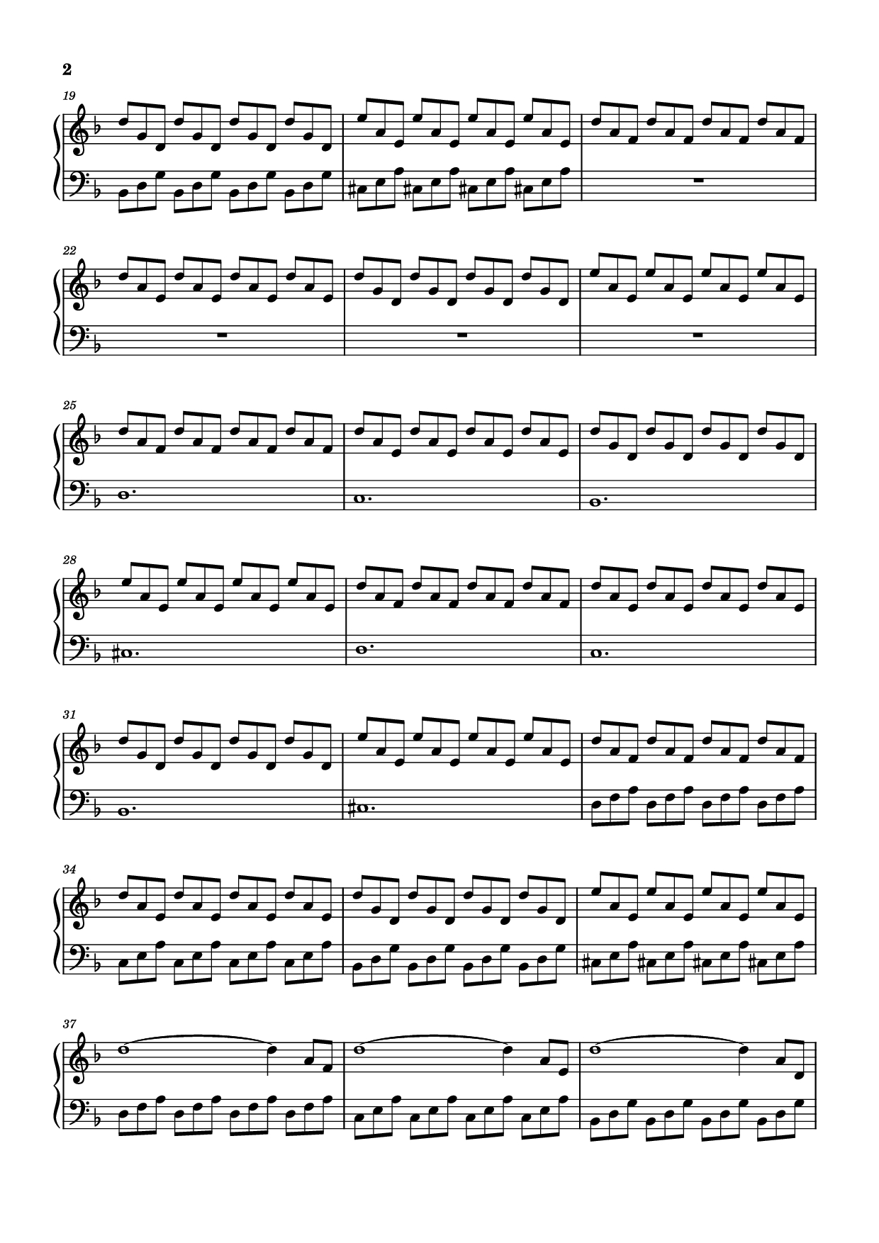 Trang 2 của Sheet nhạc PDF Piano bài hát Van Gogh Piano - Virgino Aiello