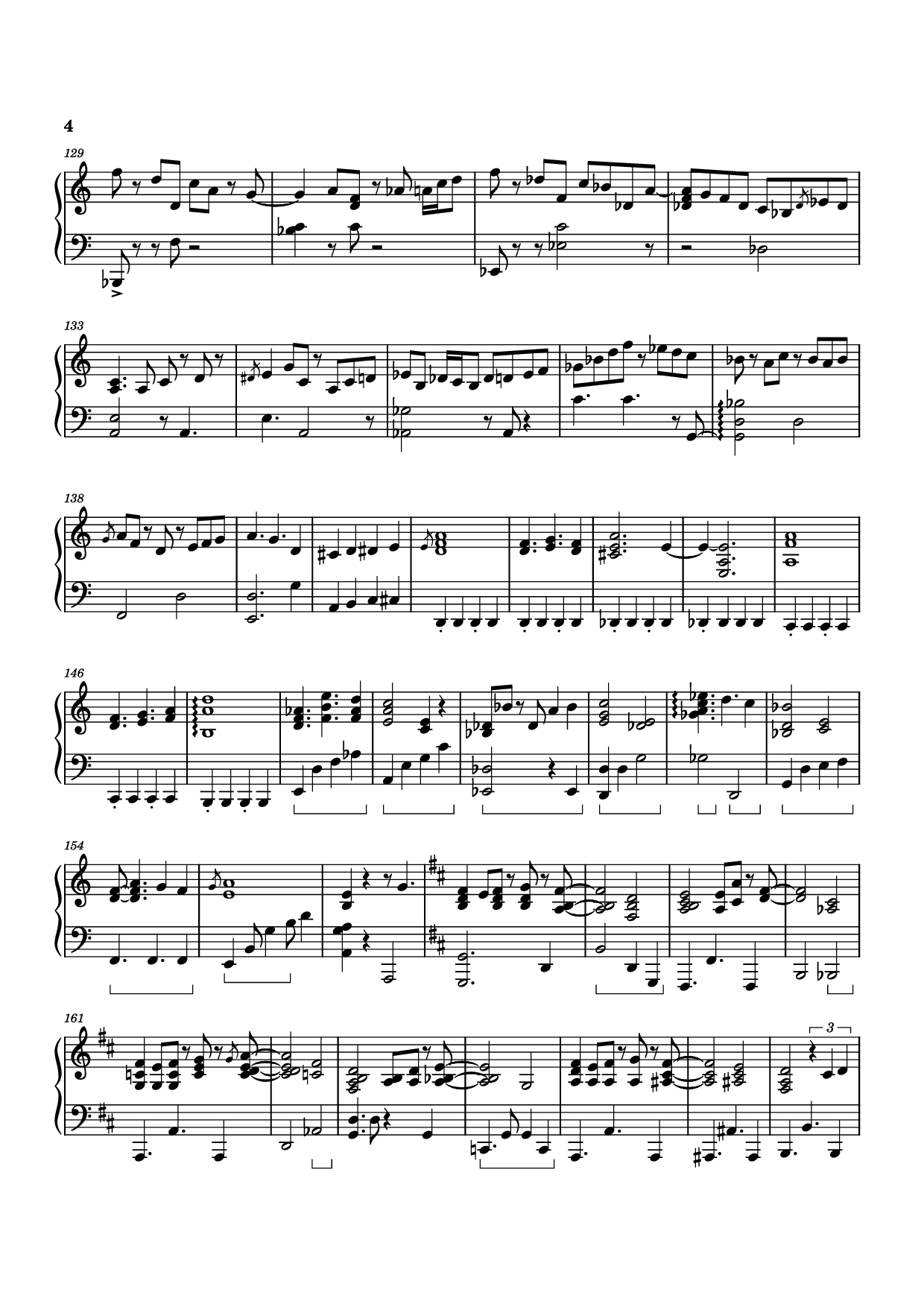 Trang 4 của Sheet nhạc PDF Piano bài hát Merylu Piano - Izumi Hirotaka