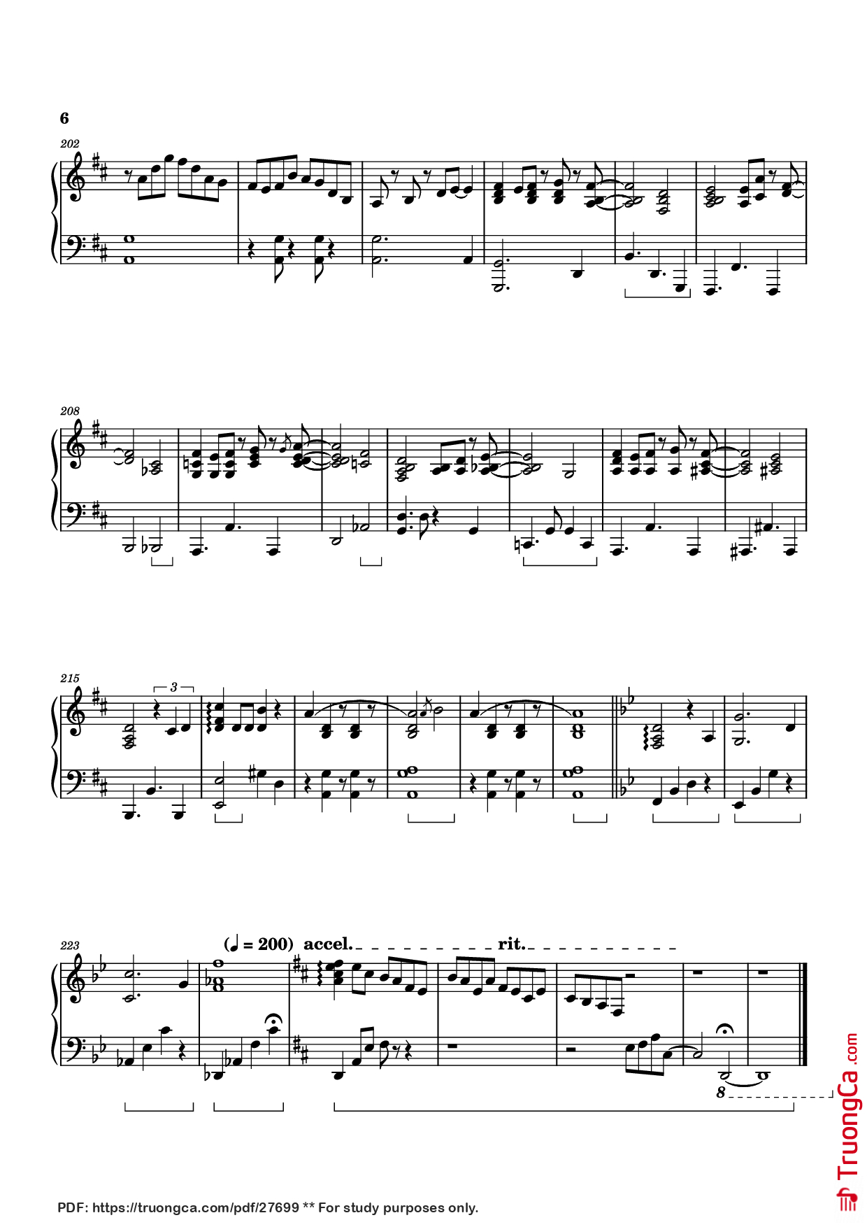 Trang 6 của Sheet nhạc PDF Piano bài hát Merylu Piano - Izumi Hirotaka