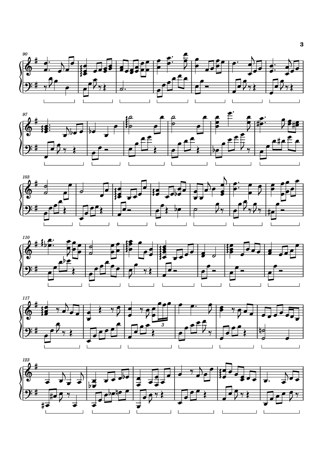 Trang 3 của Sheet nhạc PDF Piano bài hát Memories of Alice Piano - Izumi Hirotaka