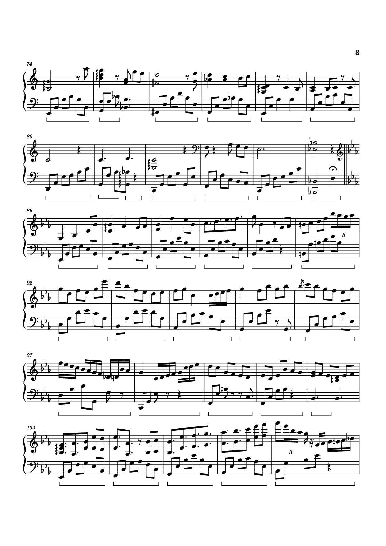 Trang 3 của Sheet nhạc PDF Piano bài hát Heartland Piano - Izumi Hirotaka