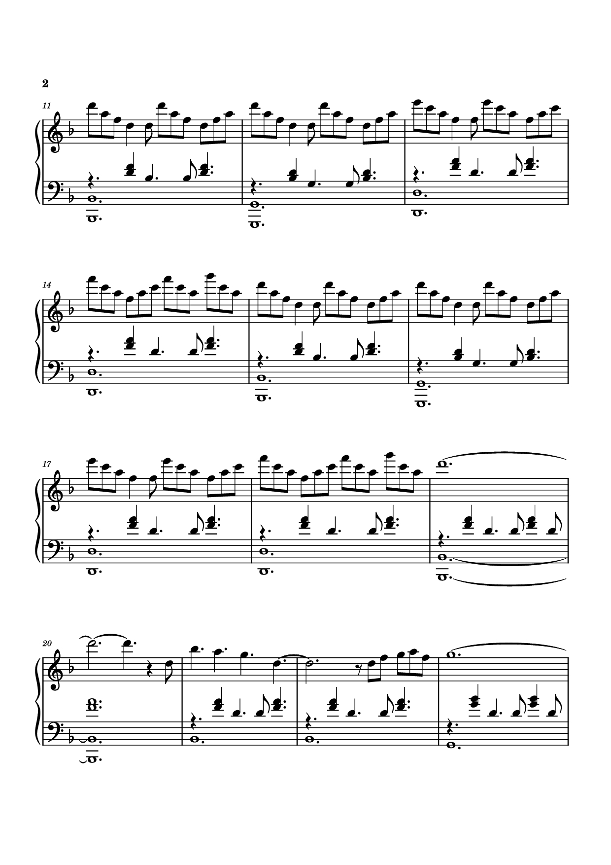 Trang 2 của Sheet nhạc PDF Piano bài hát Idea 9 Piano - Gibran Alcocer