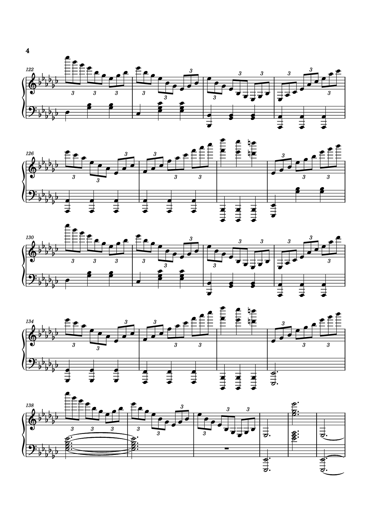 Trang 4 của Sheet nhạc PDF Piano bài hát Ofelia Piano - Juan Arenosa