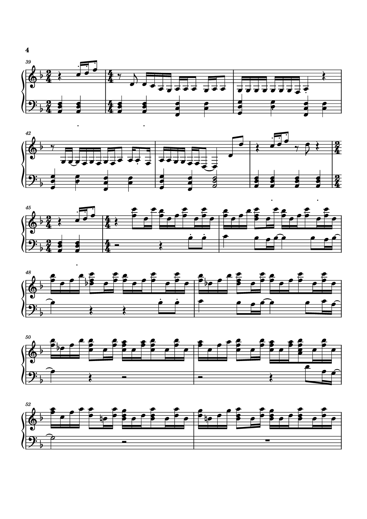 Trang 4 của Sheet nhạc PDF Piano bài hát Another Man