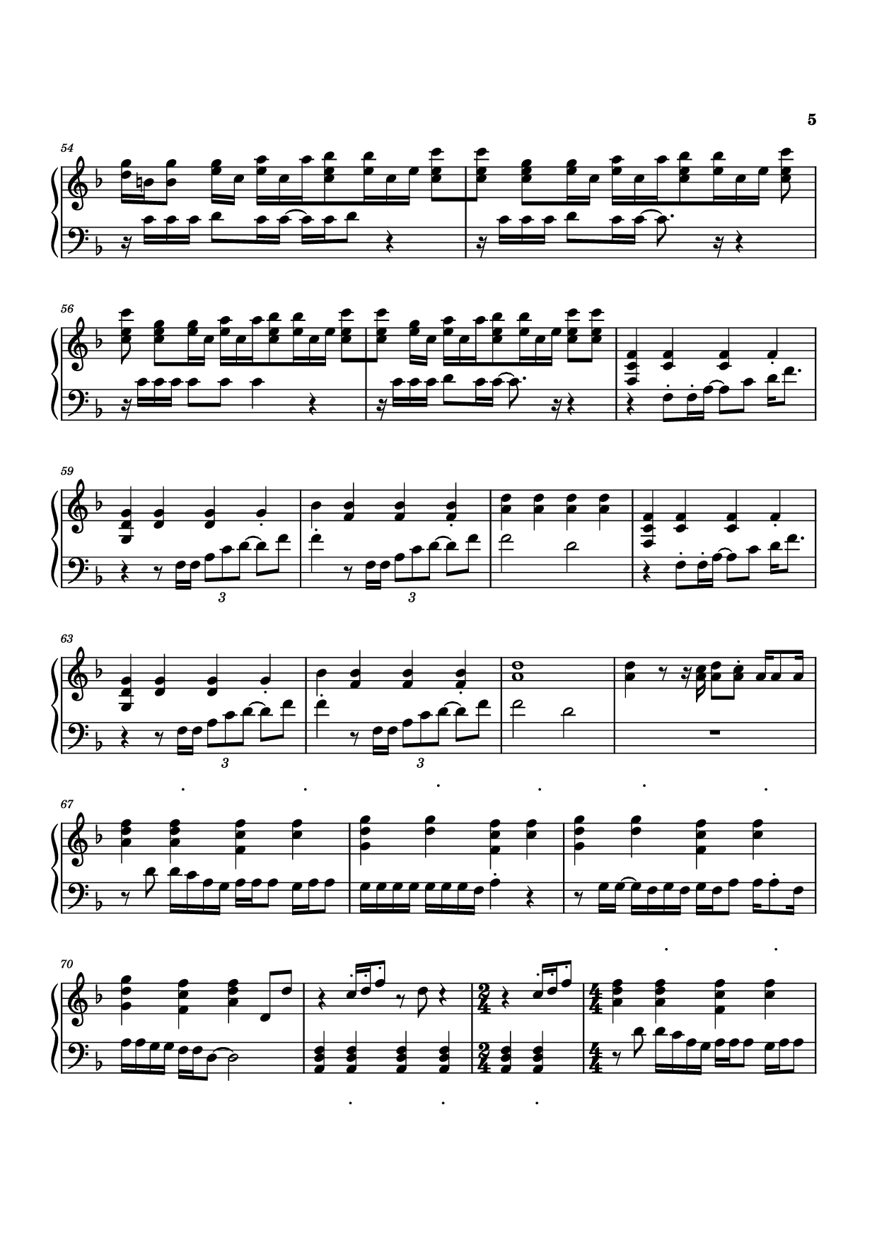 Trang 5 của Sheet nhạc PDF Piano bài hát Another Man