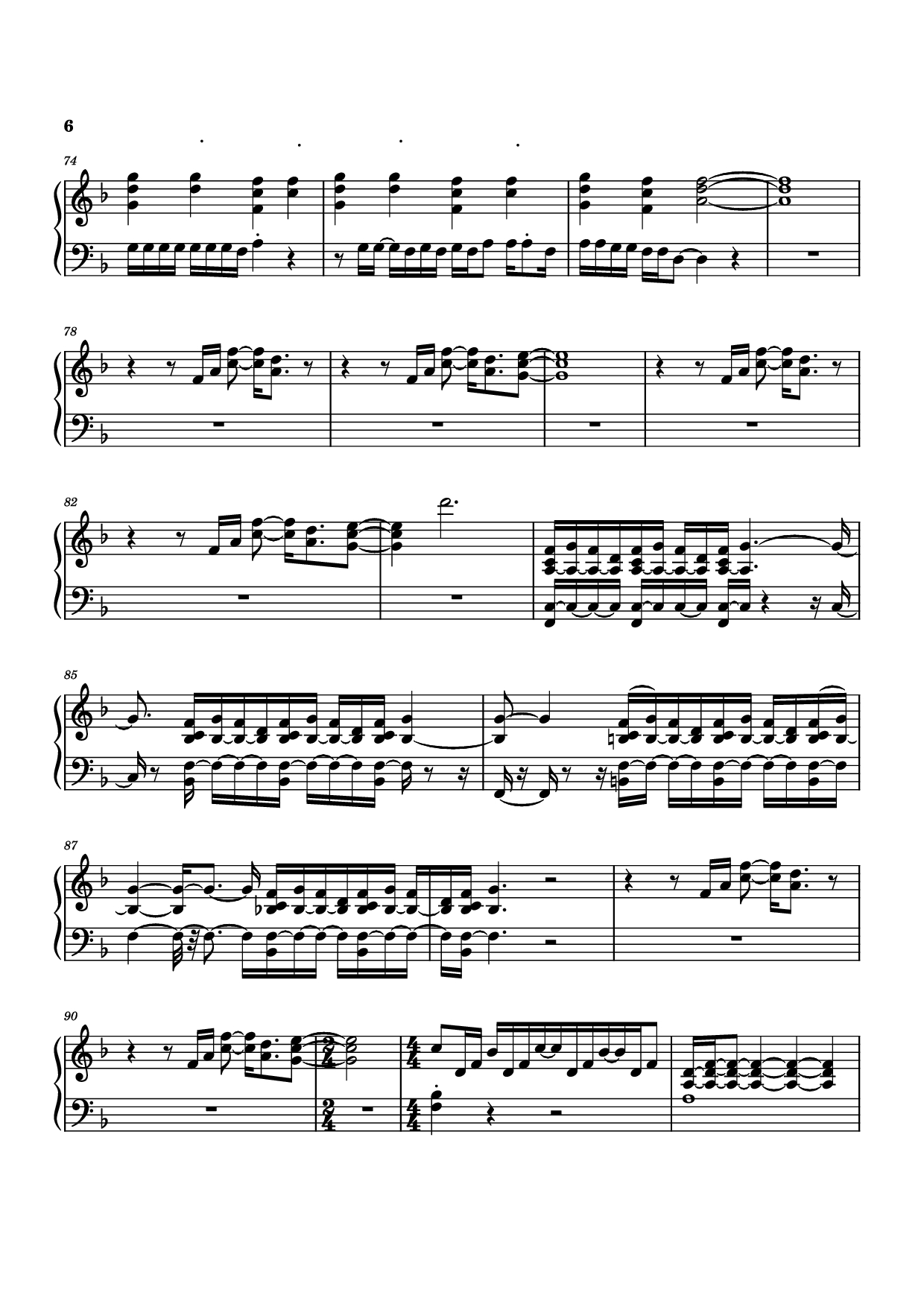 Trang 6 của Sheet nhạc PDF Piano bài hát Another Man