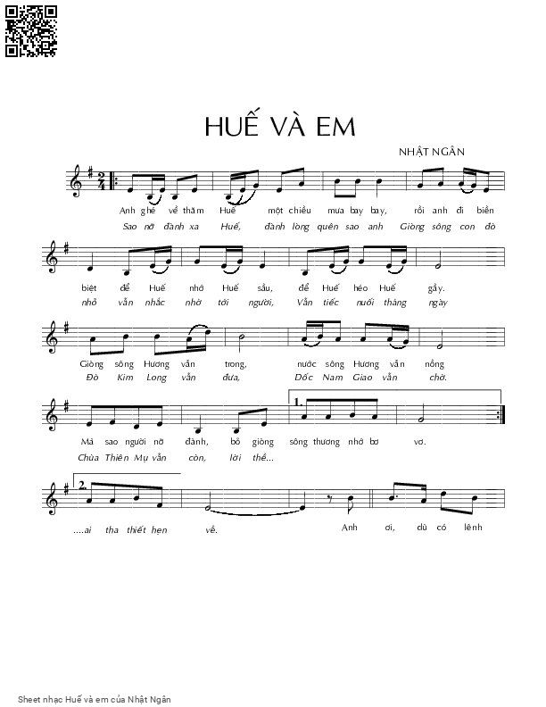 Huế và em - Nhật Ngân