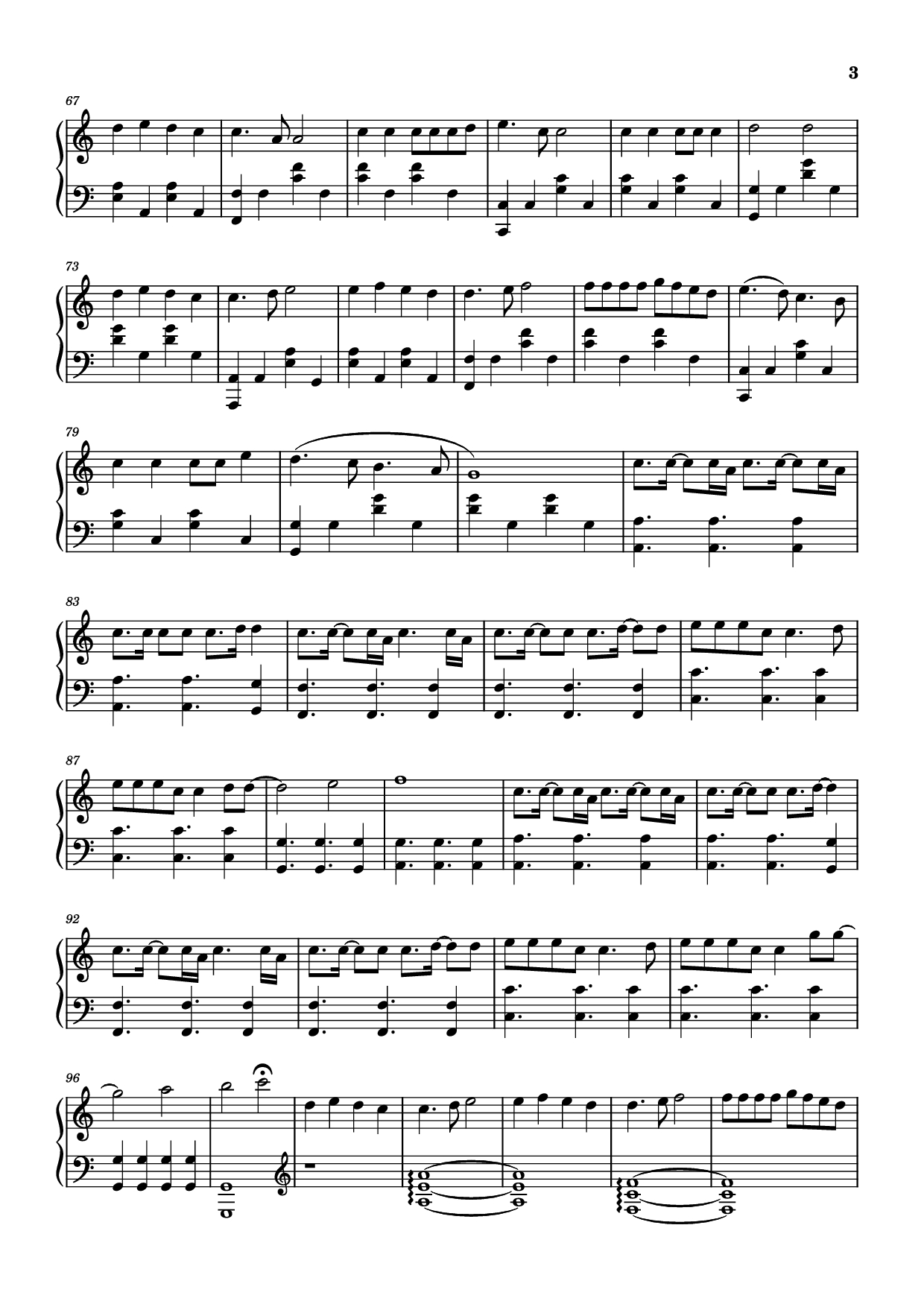 Trang 3 của Sheet nhạc PDF Piano bài hát Mất kết nối Piano - Dương Domic