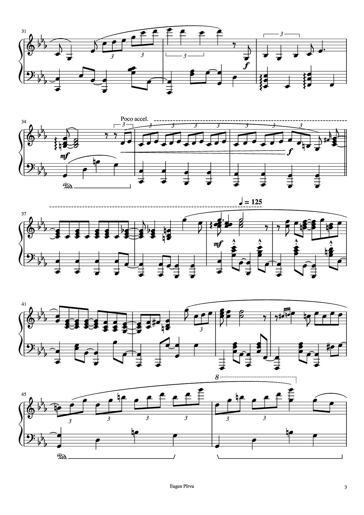 Trang 3 của Sheet nhạc PDF Piano bài hát Summertime Piano - George Gershwin