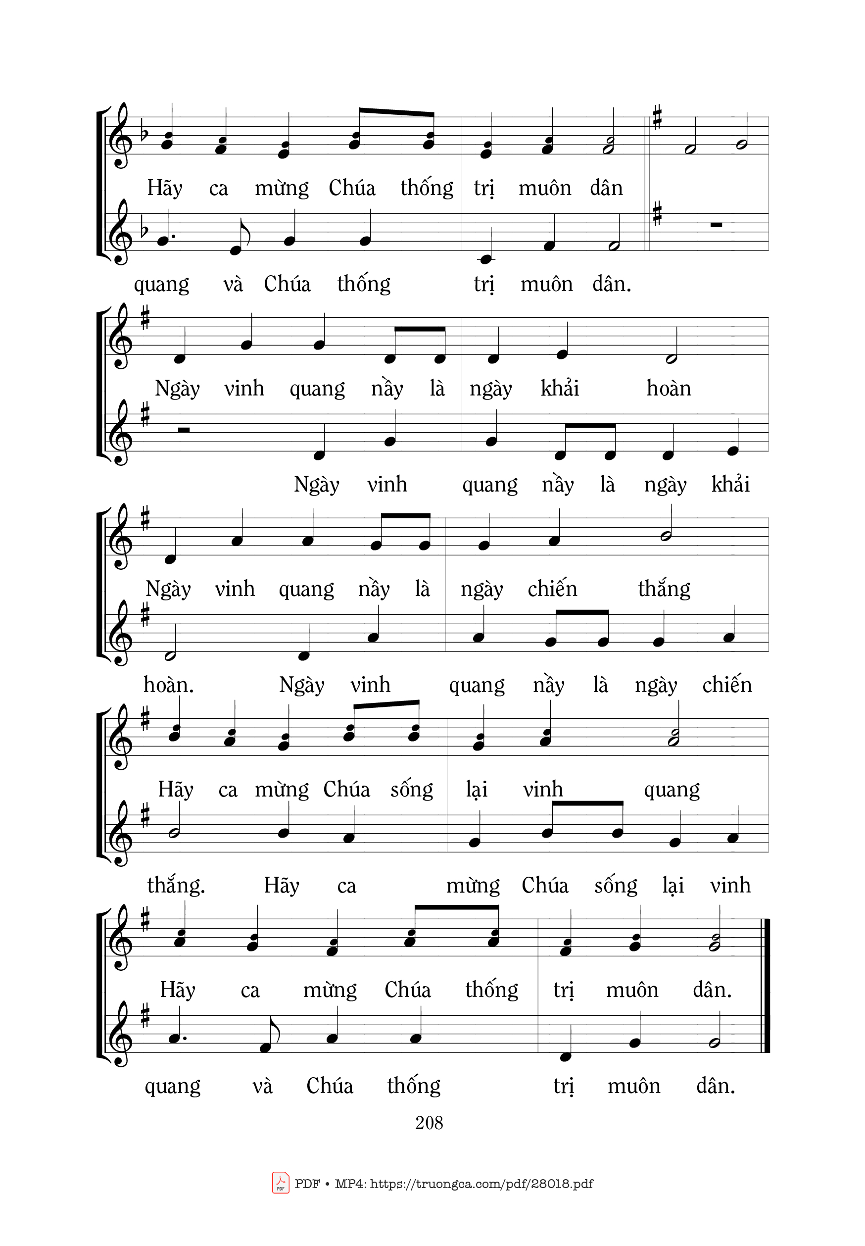 Trang 3 của Sheet nhạc PDF bài hát Ngày Vinh Quang - Mi Trầm