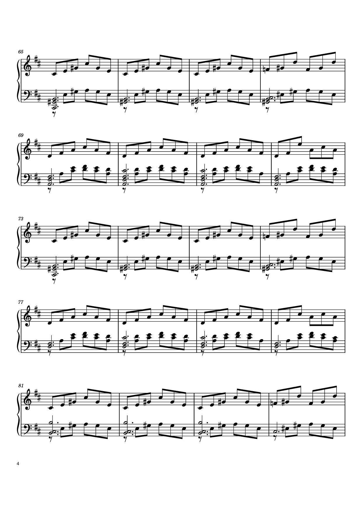 Trang 4 của Sheet nhạc PDF Piano bài hát A Quick One Before the Eternal Worm Devours Connecticut Piano - Undefined