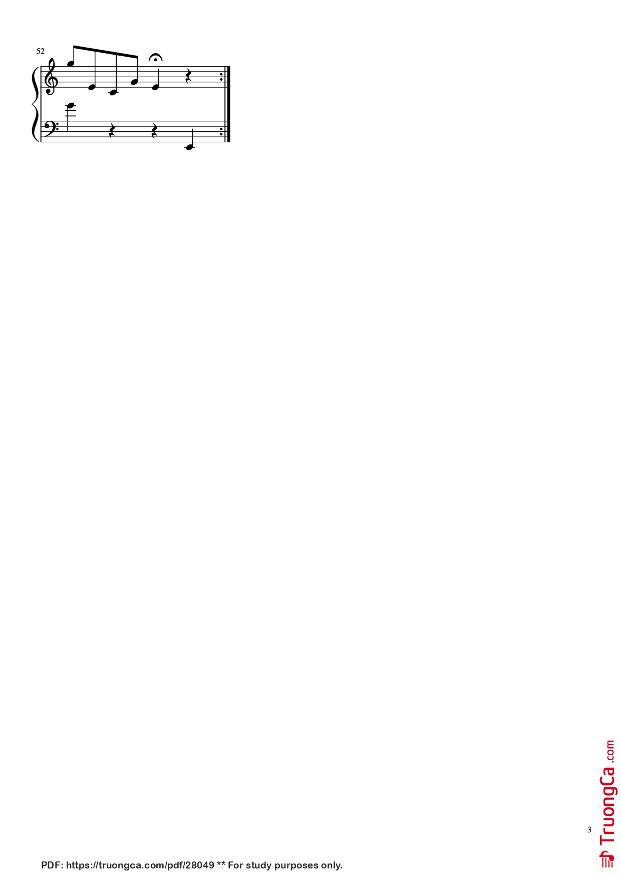 Trang 3 của Sheet nhạc PDF Piano bài hát Infinite Azure Piano - Composed By PianoCat