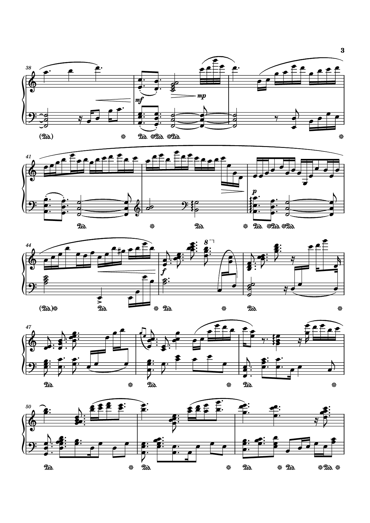 Trang 3 của Sheet nhạc PDF Piano bài hát Nanami