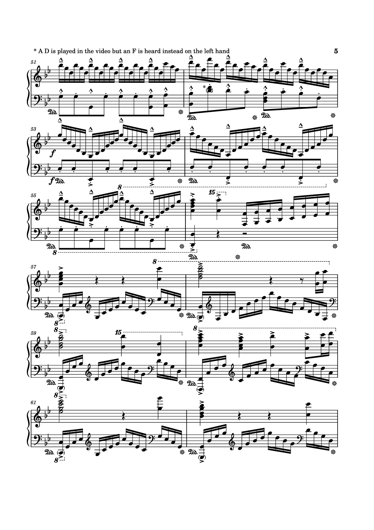 Trang 5 của Sheet nhạc PDF Piano bài hát Rain Piano - Composed by Tony Ann
