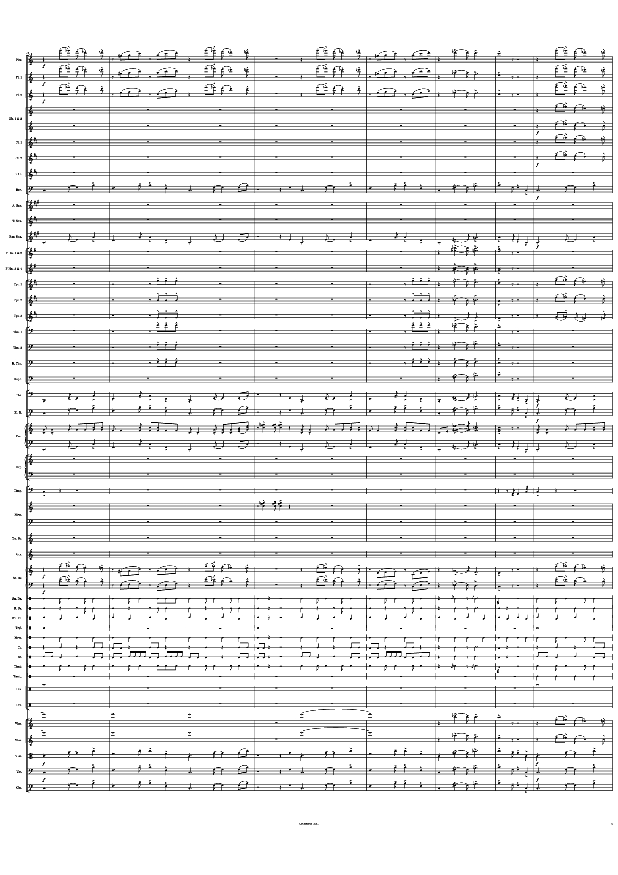 Trang 3 của Sheet nhạc PDF bài hát Super Mario Bros. Theme Piano - Music originally by: Nintendo