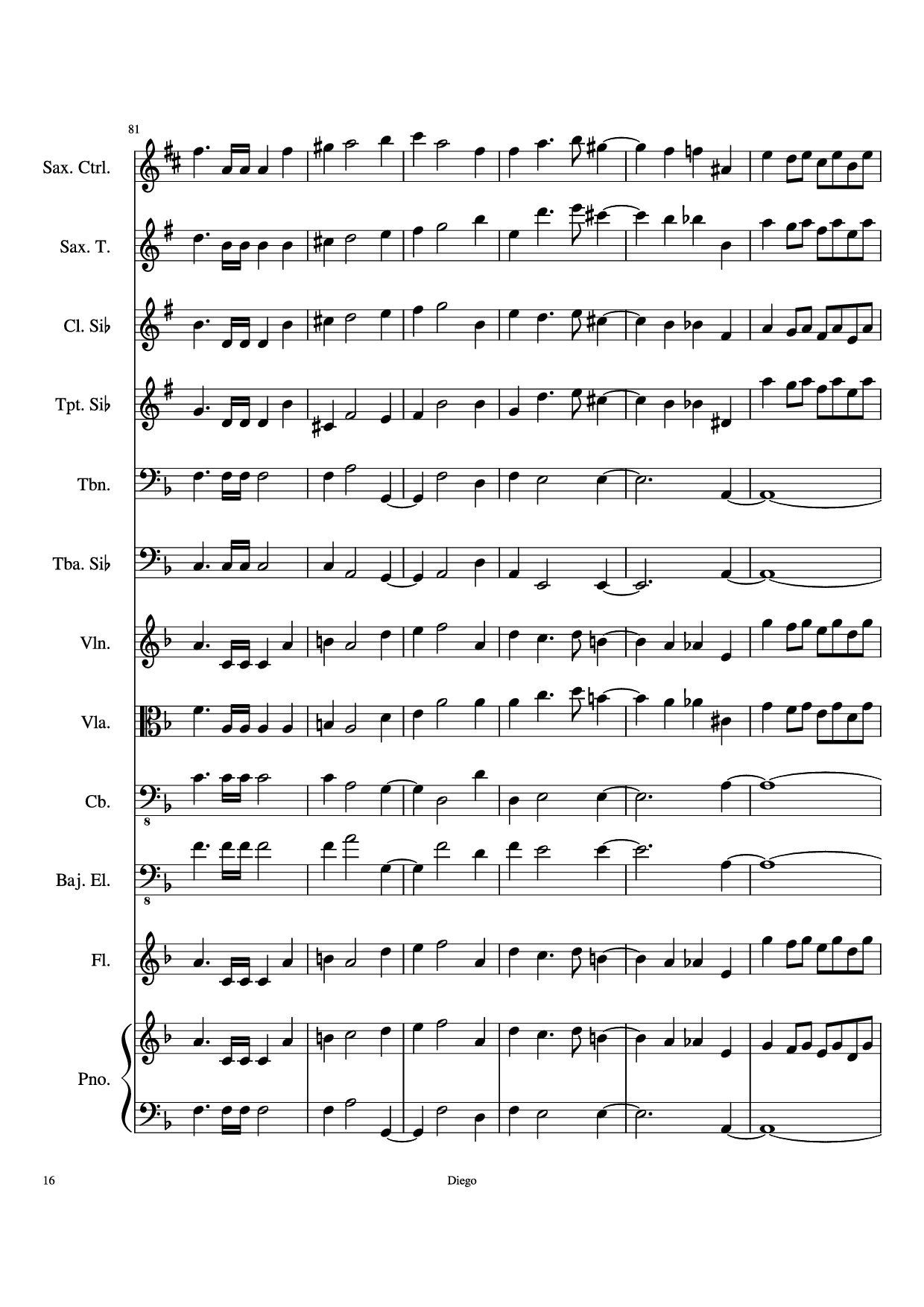 Trang 16 của Sheet nhạc PDF bài hát Piratas del caribe Piano - DiegoSC