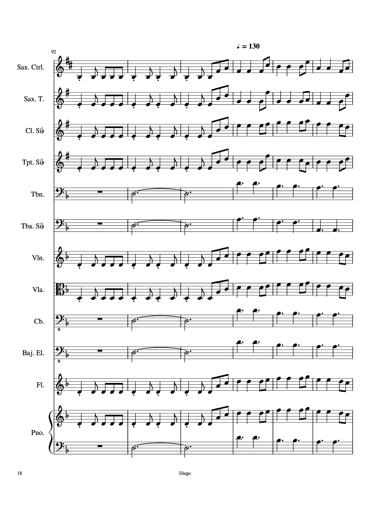 Trang 18 của Sheet nhạc PDF bài hát Piratas del caribe Piano - DiegoSC