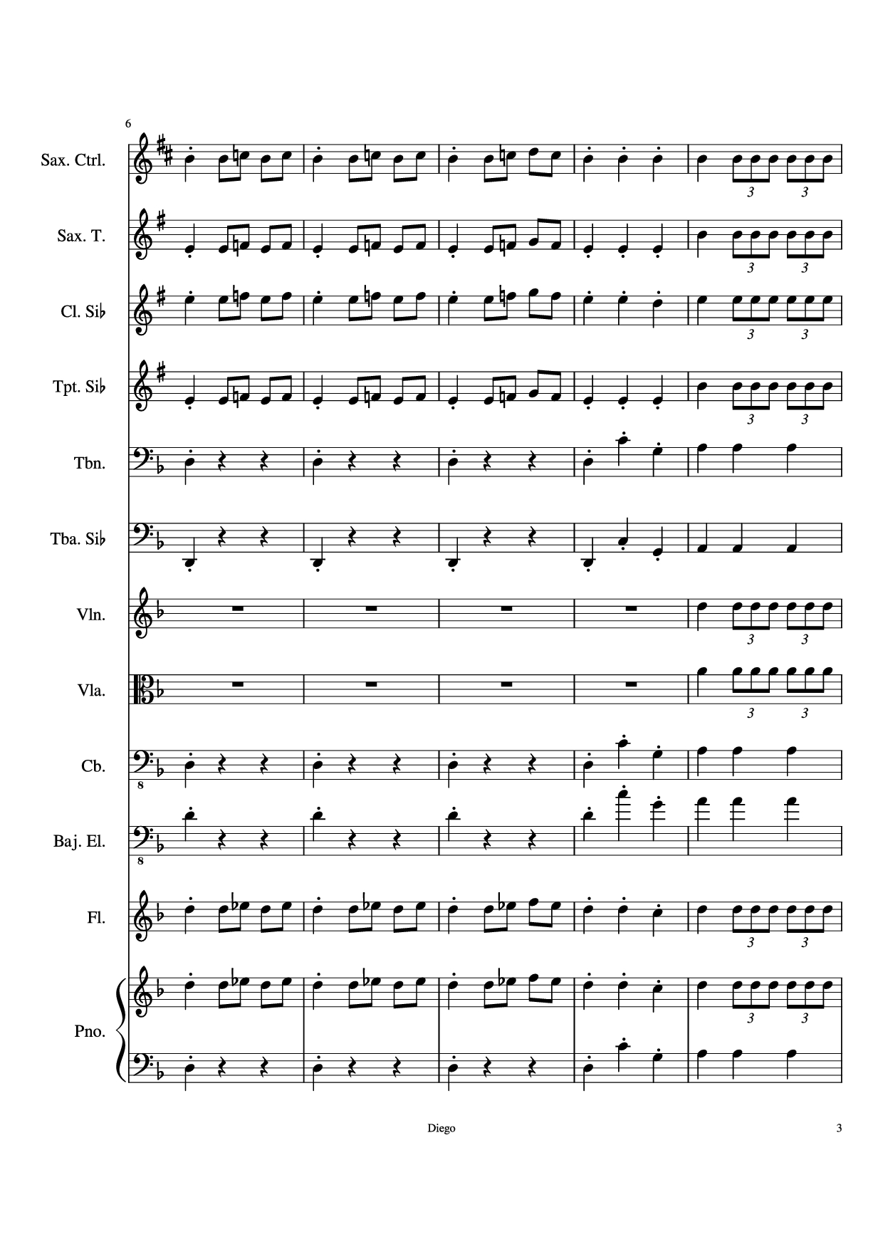 Trang 3 của Sheet nhạc PDF bài hát Piratas del caribe Piano - DiegoSC