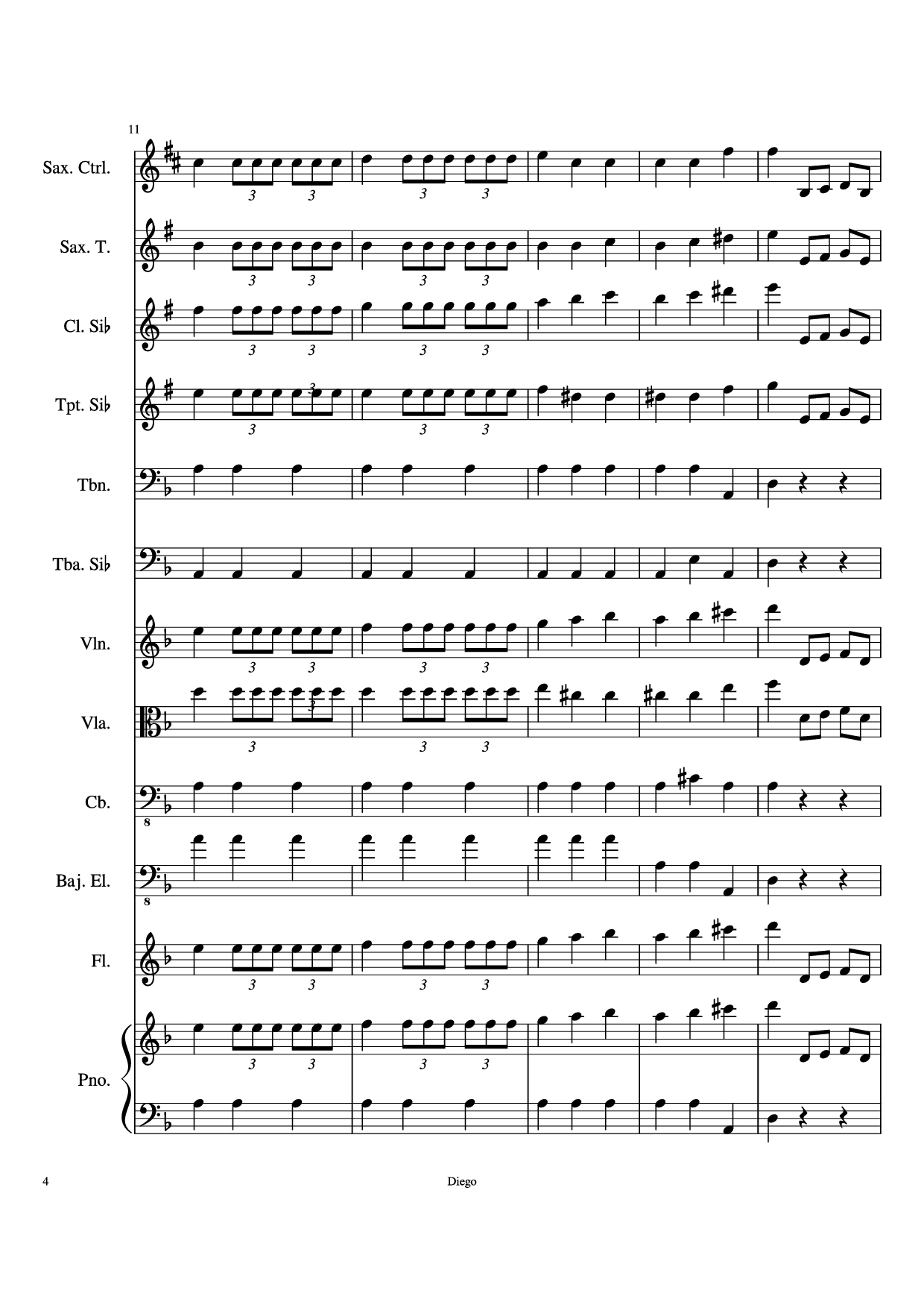 Trang 4 của Sheet nhạc PDF bài hát Piratas del caribe Piano - DiegoSC