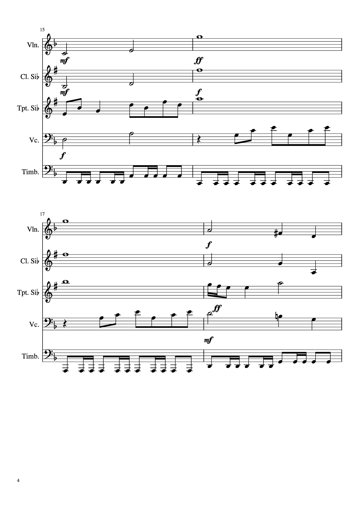 Trang 4 của Sheet nhạc PDF bài hát EL BUENO, EL FEO Y EL MALO. Violin - Ennio Morricone