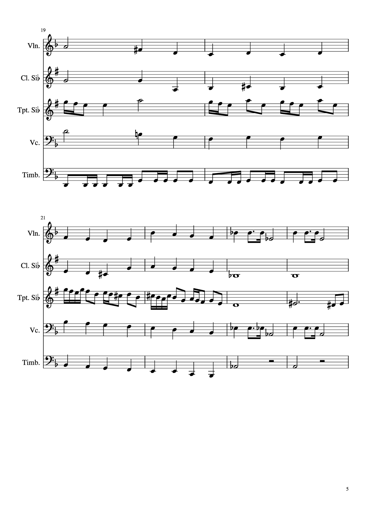 Trang 5 của Sheet nhạc PDF bài hát EL BUENO, EL FEO Y EL MALO. Violin - Ennio Morricone