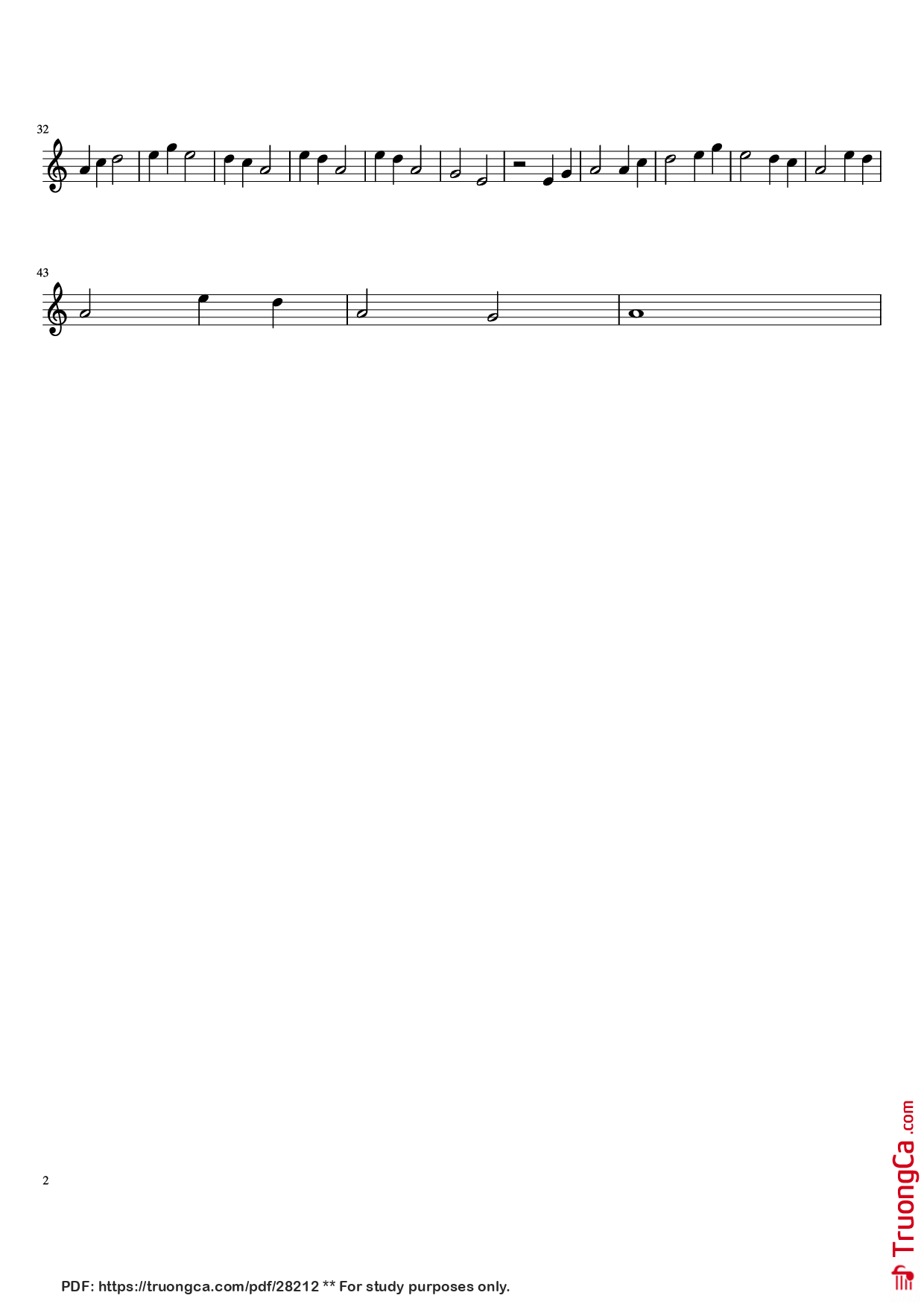 Trang 2 của Sheet nhạc PDF Piano bài hát To Love